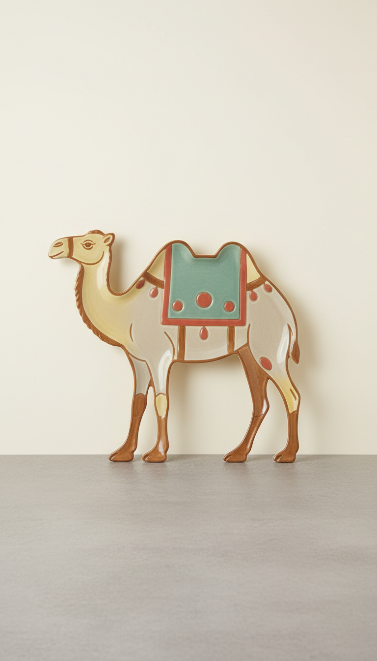 Retro Camel Dinner Plate