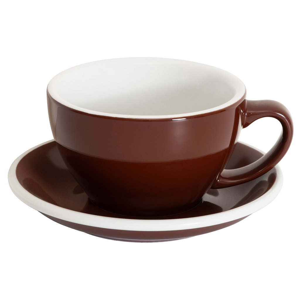 Set of 1 x 300ml Cafe Latte Cup and Saucer