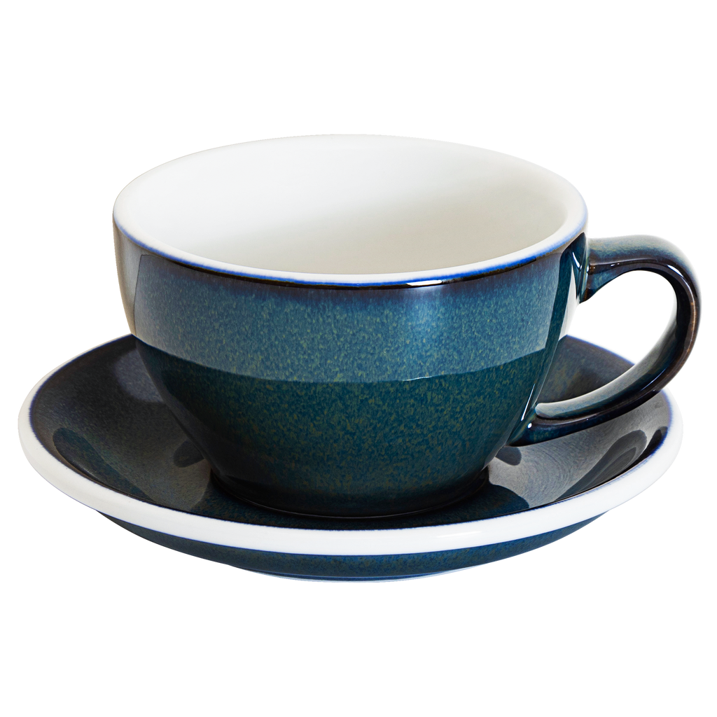 Set of 1 x 300ml Cafe Latte Cup and Saucer