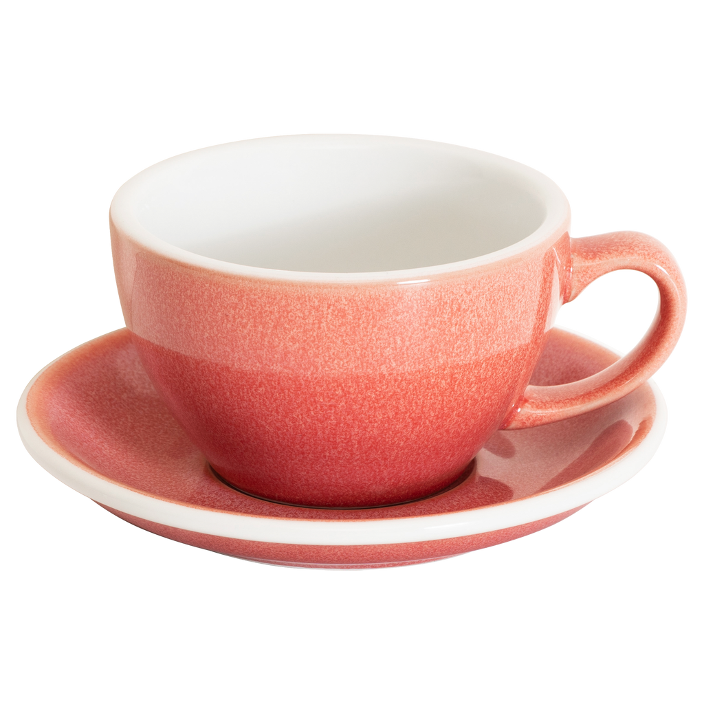 Set of 1 x 300ml Cafe Latte Cup and Saucer