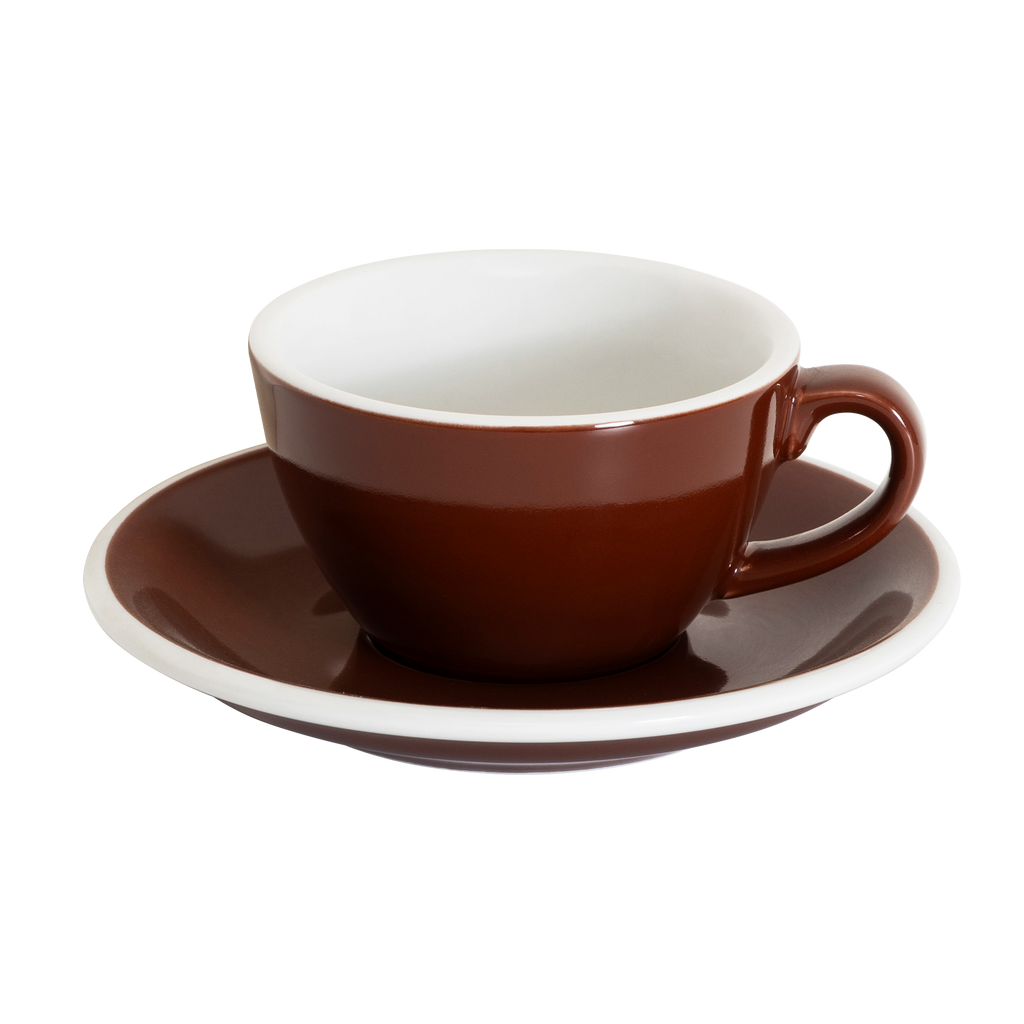 Set of 1 x 150ml Flat White Cup and Saucer