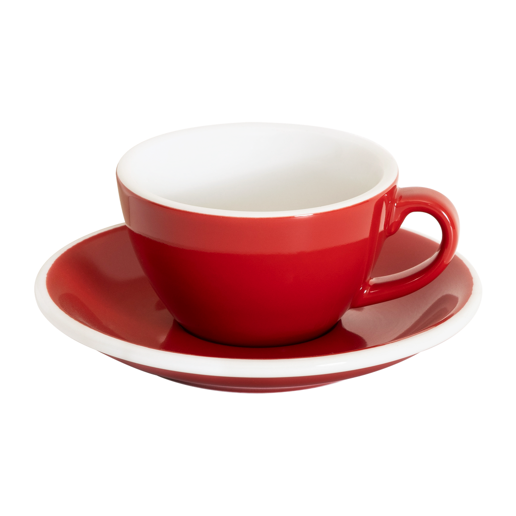Set of 1 x 150ml Flat White Cup and Saucer