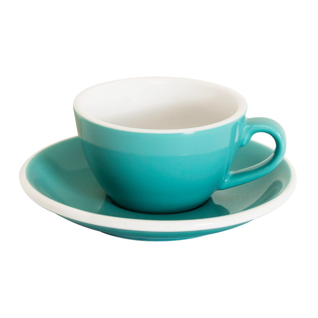 Set of 1 x 150ml Flat White Cup and Saucer