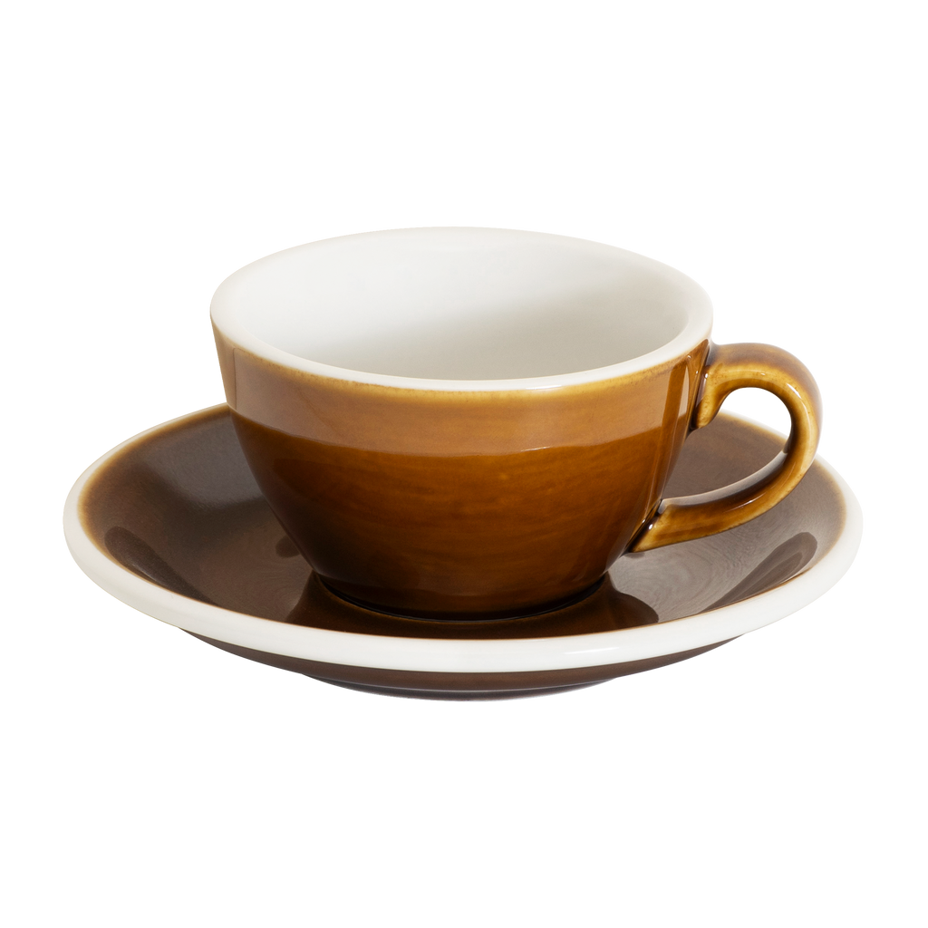 Set of 1 x 150ml Flat White Cup and Saucer