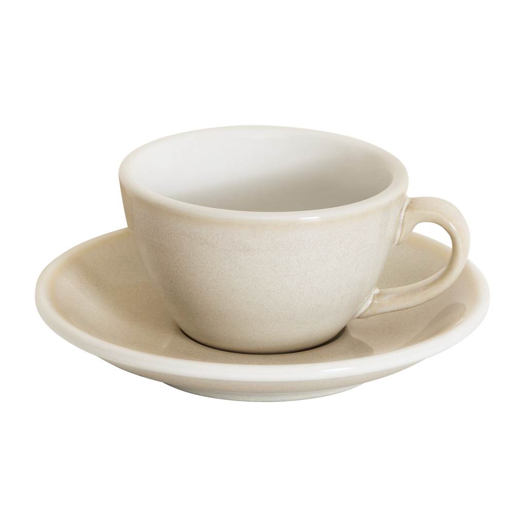 Set of 1 x 150ml Flat White Cup and Saucer