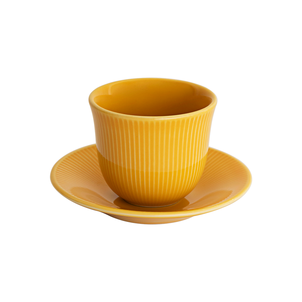 150ml Embossed Tasting Cup  and 13cm Embossed Plate