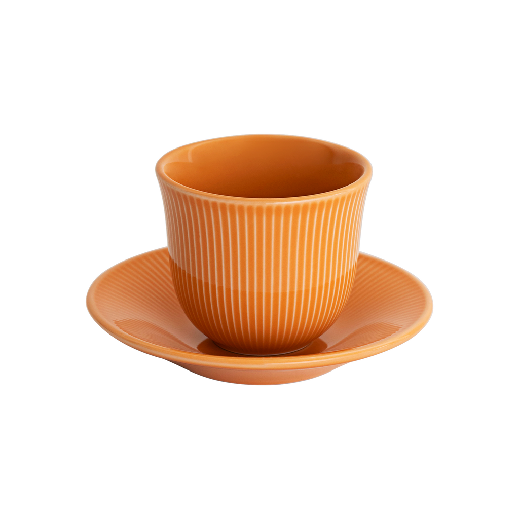 150ml Embossed Tasting Cup  and 13cm Embossed Plate