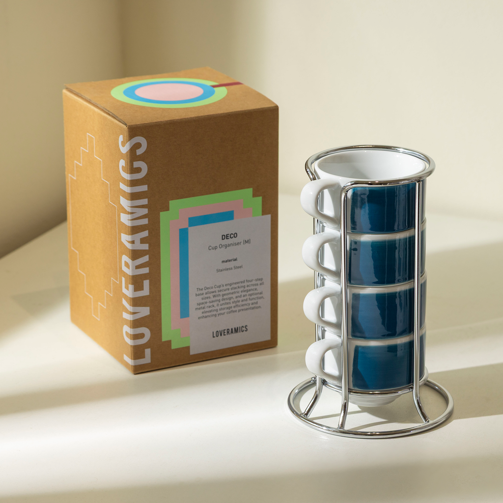 Set of 4 x 165ml Flat White Cups