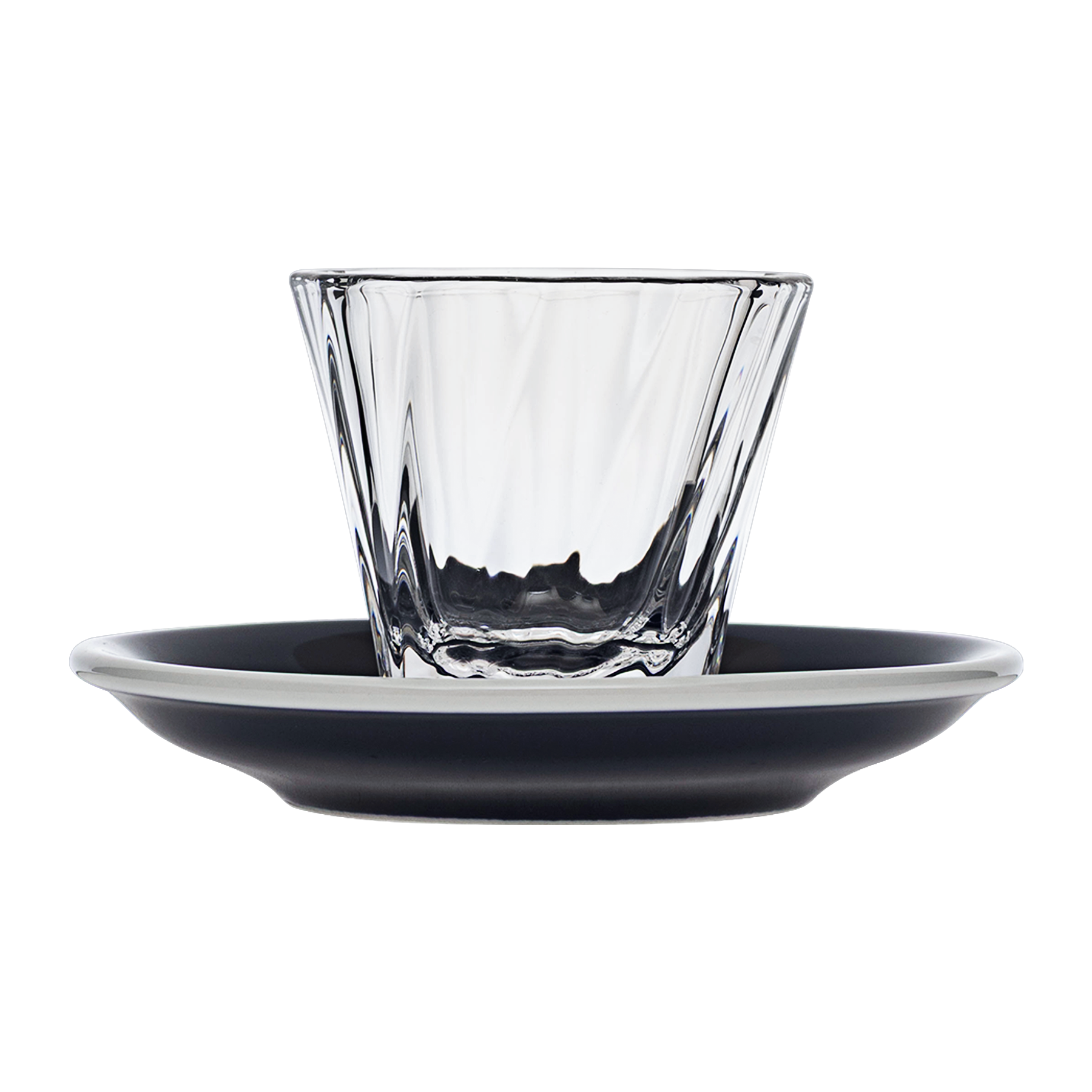 120ml Twisted Cortado Glass  and 14.5cm Shared Saucer